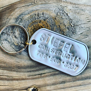 dog tag keychain