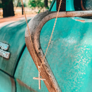 the cross necklace