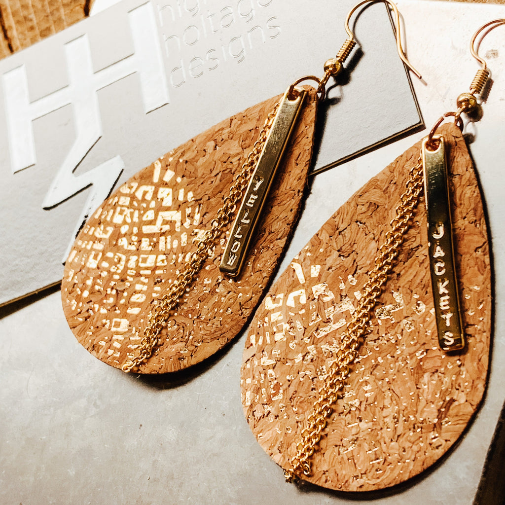 fashion jacket earrings