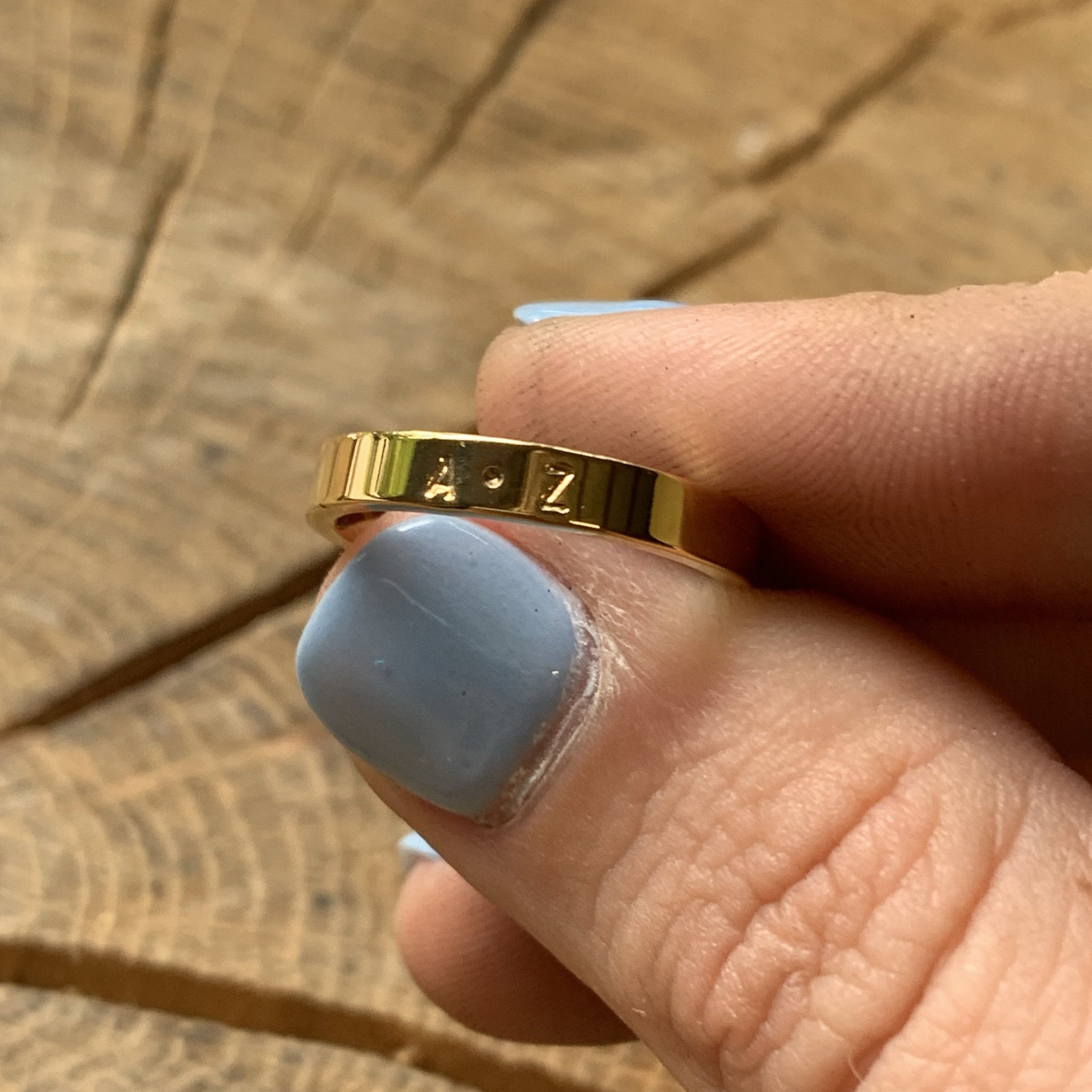 skinny gold ring