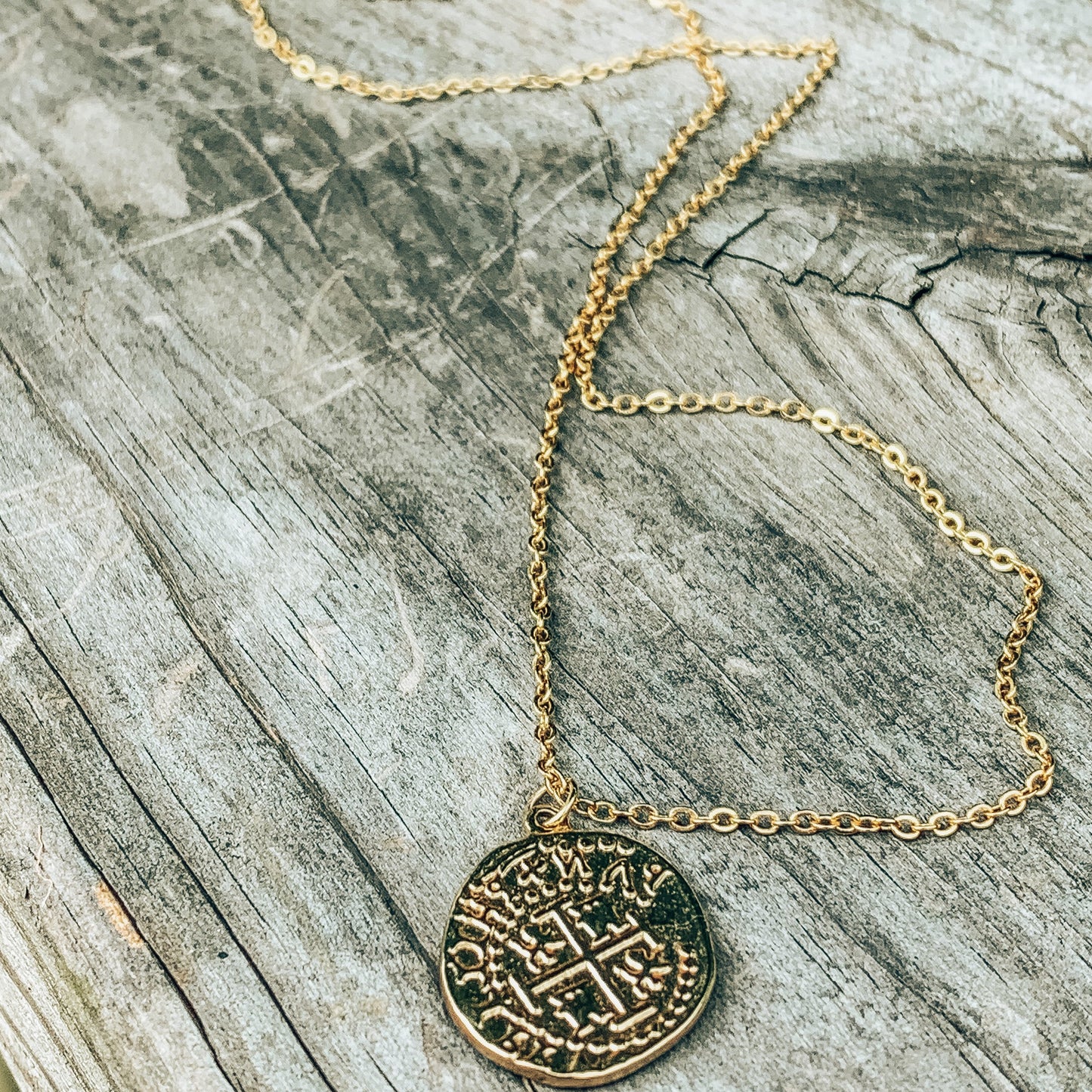 shipwrecked coin necklace