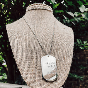 not built to break dog tag necklace