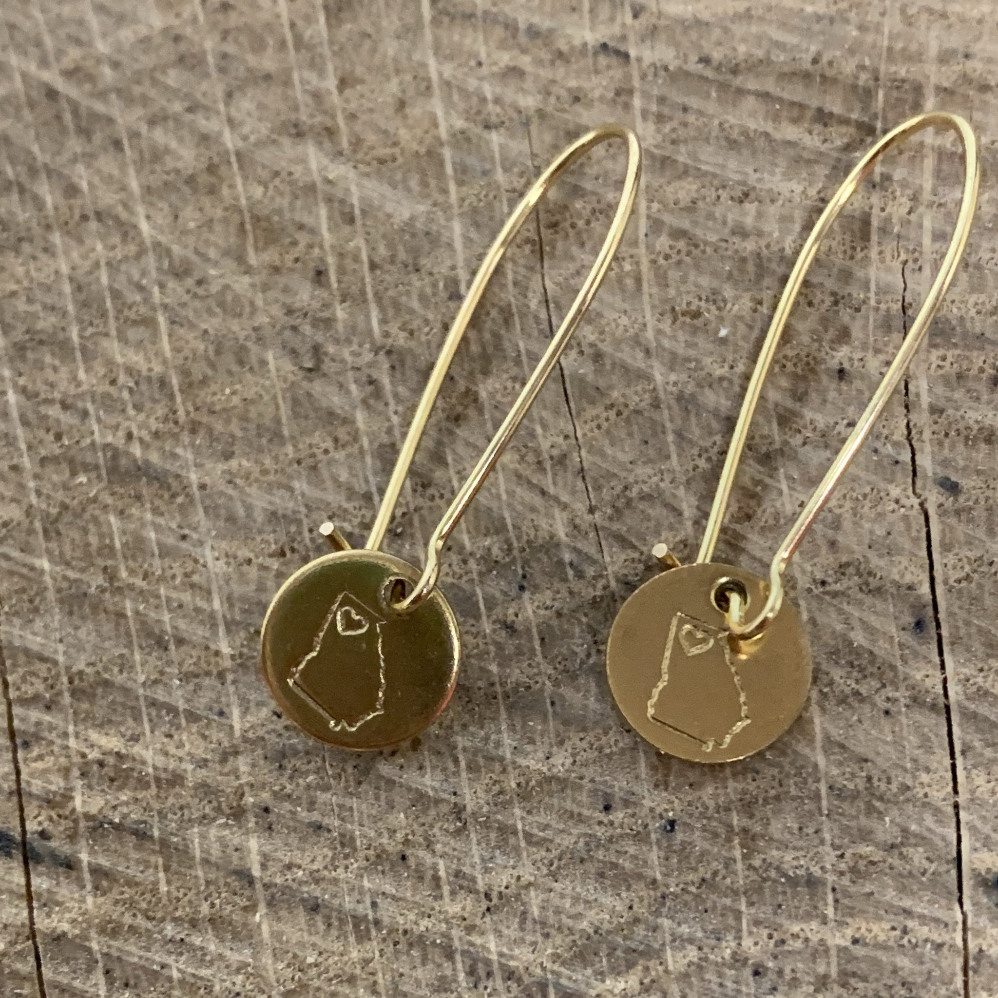 left my heart in georgia earrings